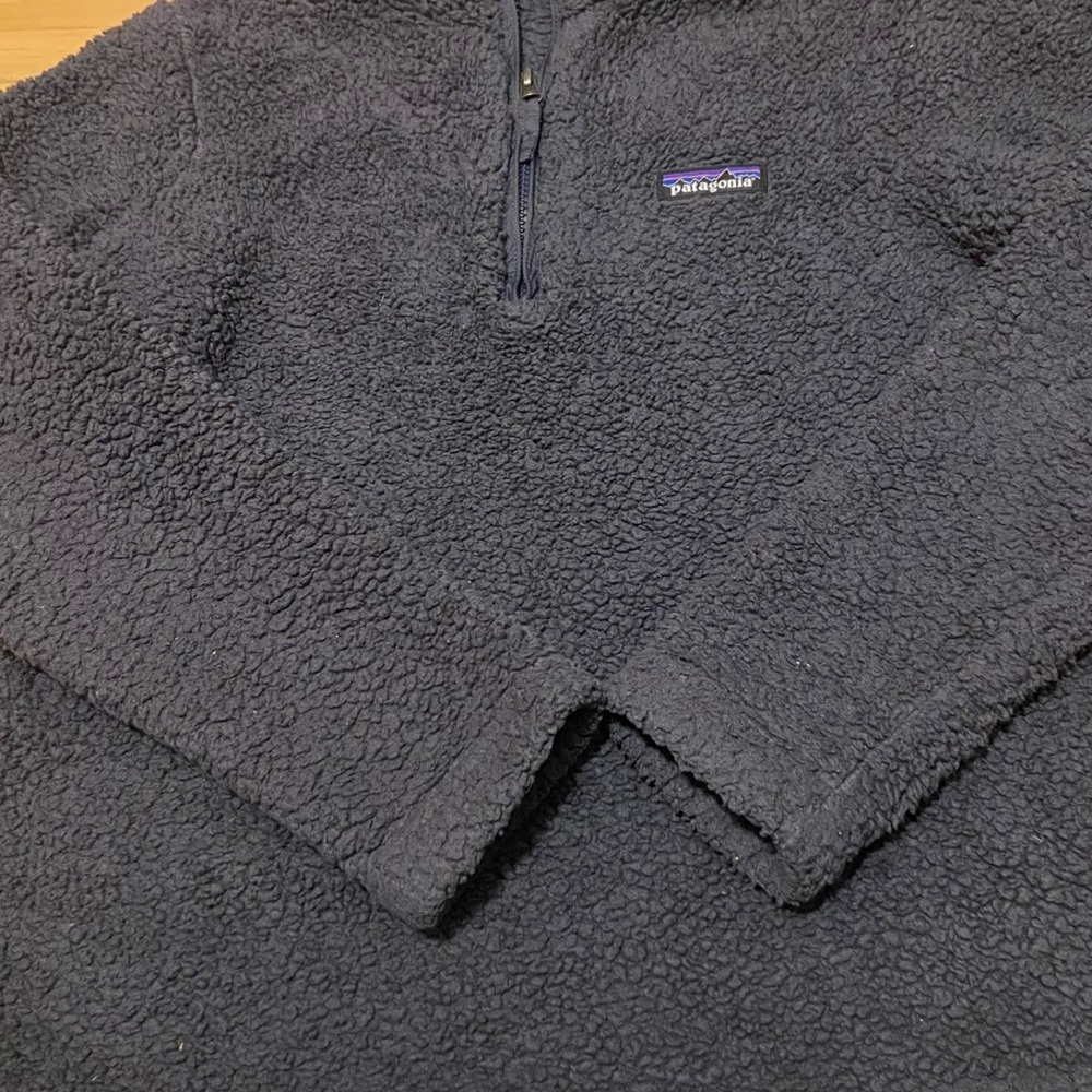 Patagonia 1/4 Zip Fleece Pullover Sherpa | Dark Gray | Women’s Small - Picture 7 of 10